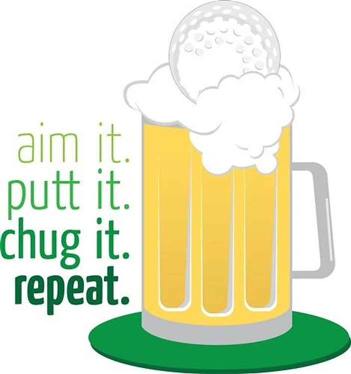 Beer Mug And Golf