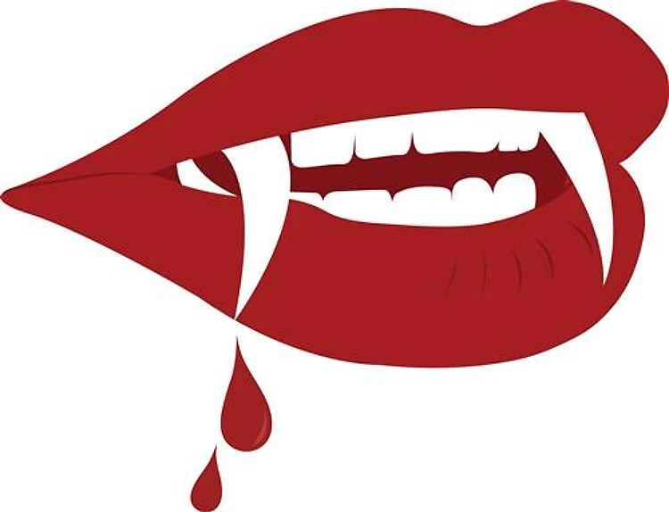 Red Vampire Lips