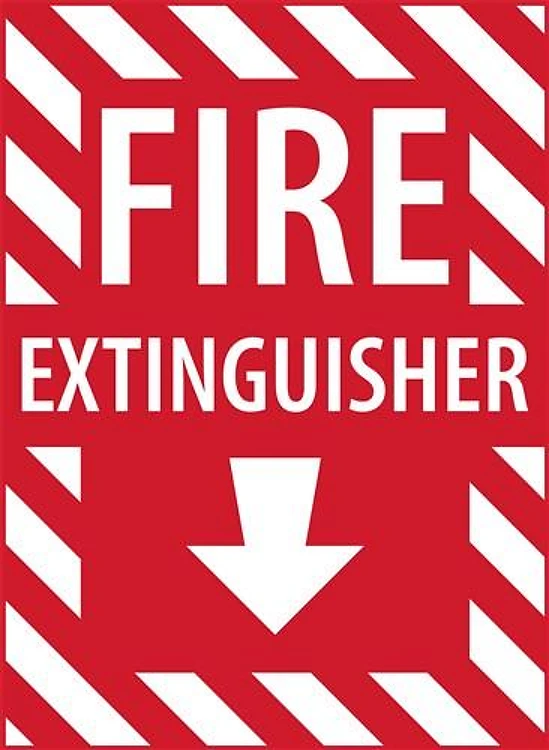 Fire Extinguisher Sign