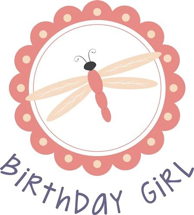 Dragonfly Birthday Girl