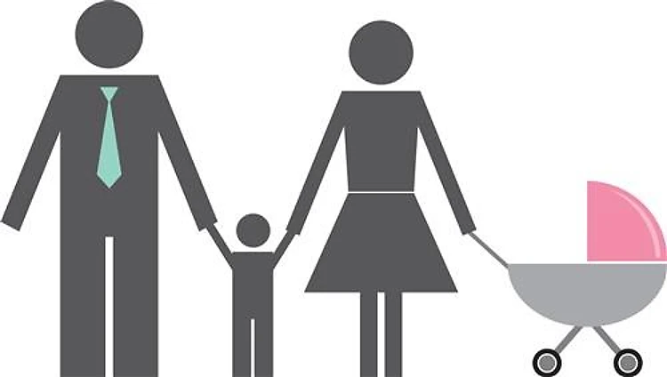 Family with Pram