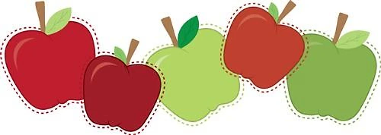Mixed Apples Border