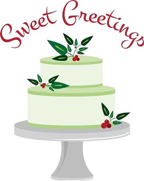 Sweet Greetings Cake