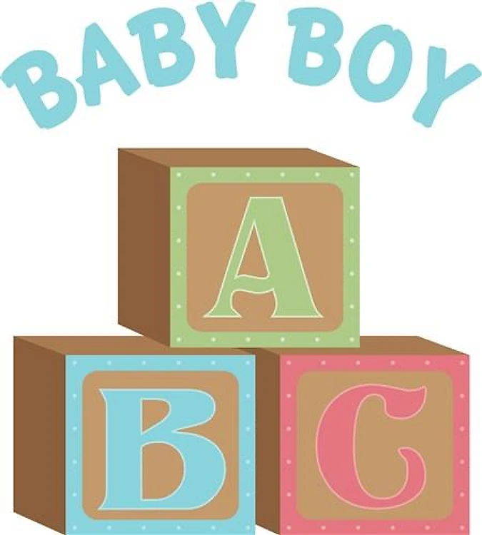 Baby Boy Blocks