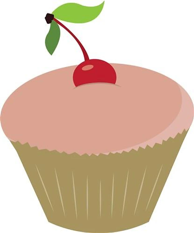 Cherry Topped Cupcake