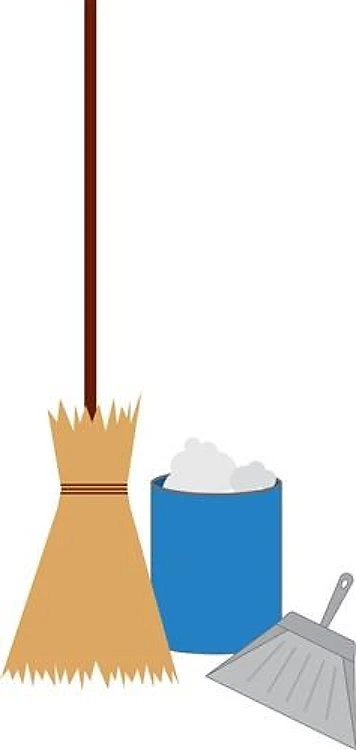 Broom & Dust Pan
