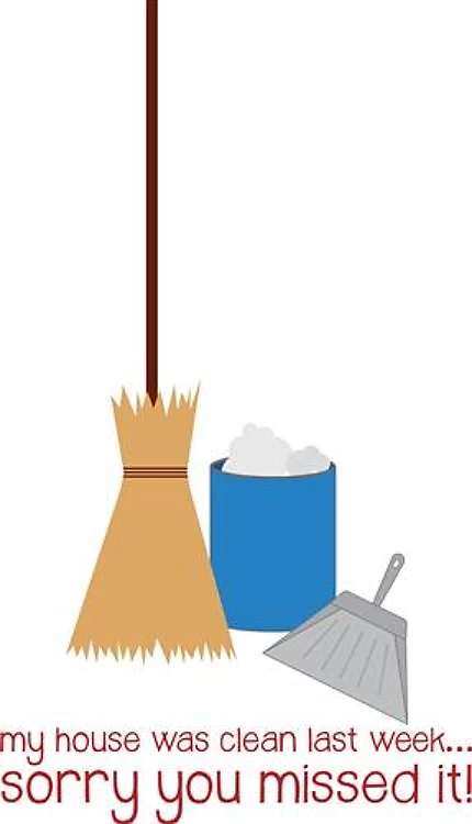 House Was Clean...Last Week