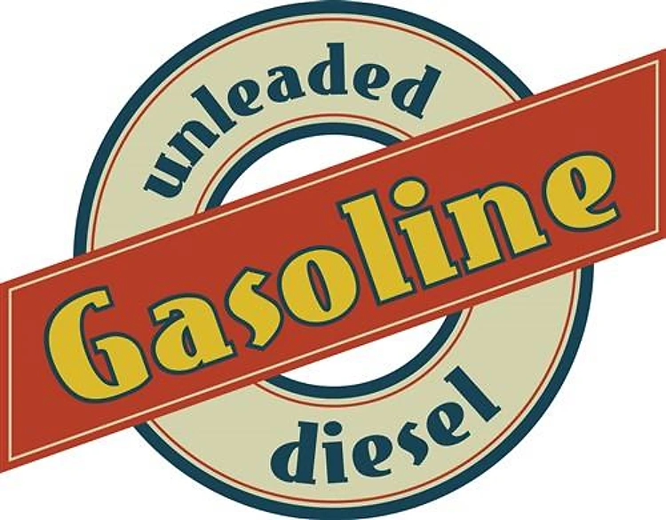 Unleaded Gasoline Sign
