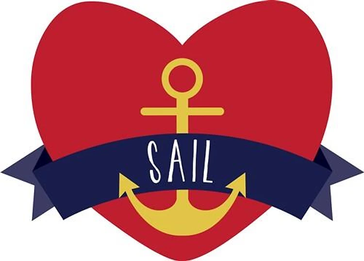 Sail Anchor Heart