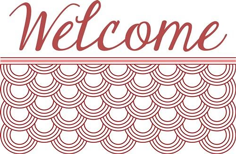 Welcome Circles Border