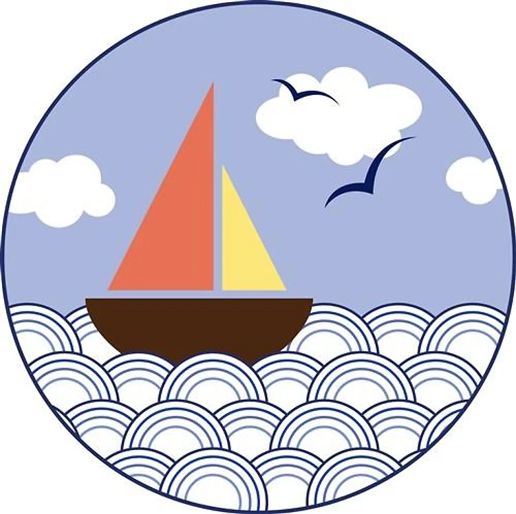 Sail Boat Circle