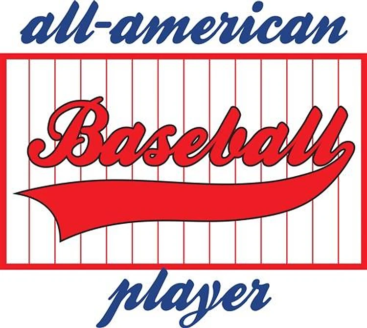 All-American Baseball Player