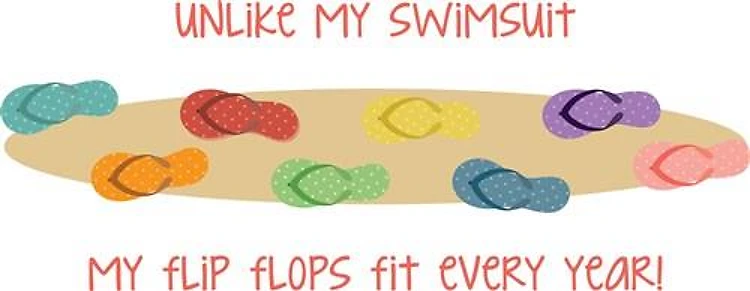 Swimsuit Flip Flops