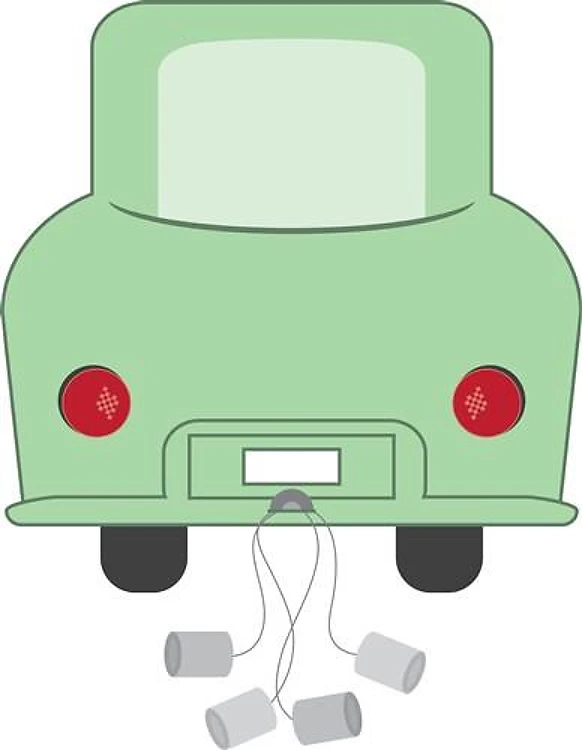 Just Married Car