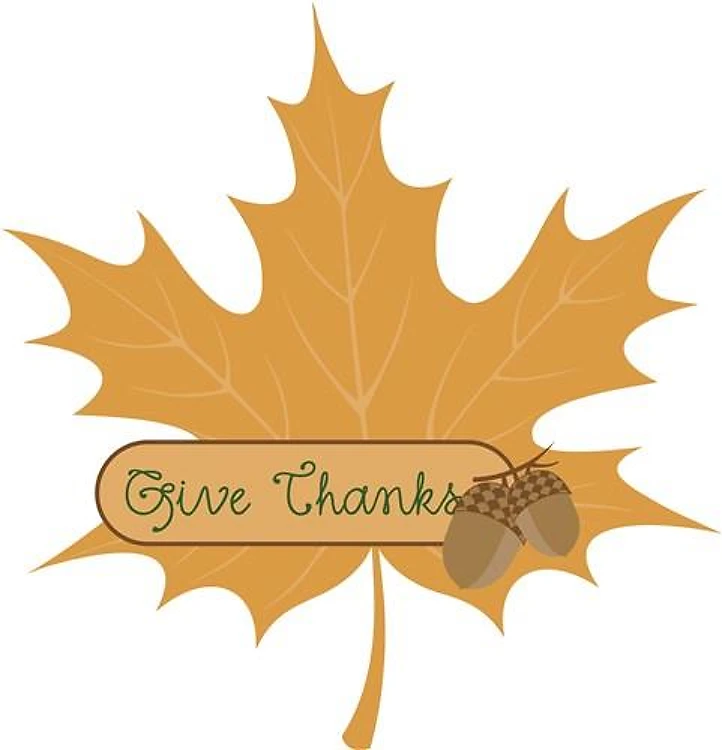 Give Thanks Leaf