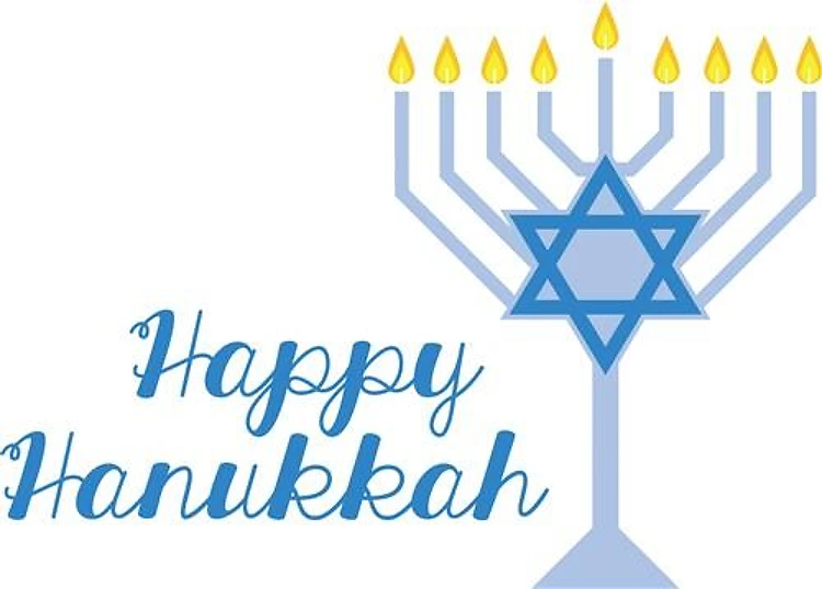 Happy Hanukkah Menorah