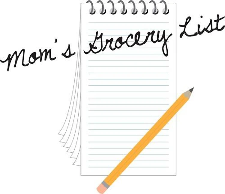 Moms Grocery List