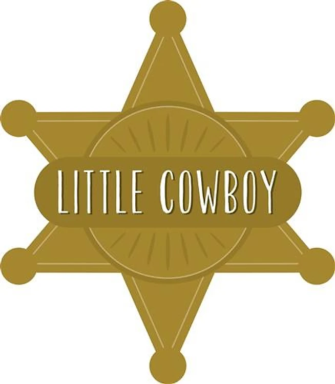 Little Cowboy Sheriff Badge