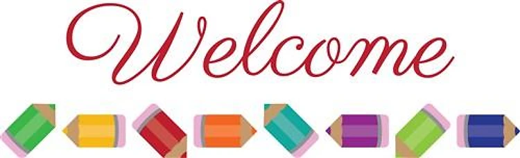 Welcome Pencil Border