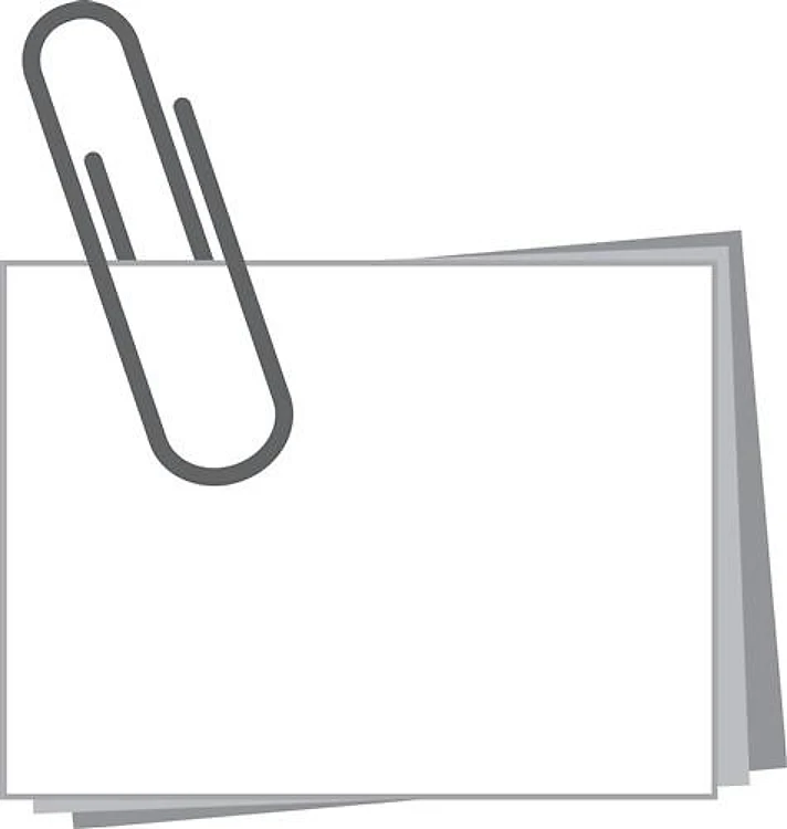 Paper Clip & Note Card