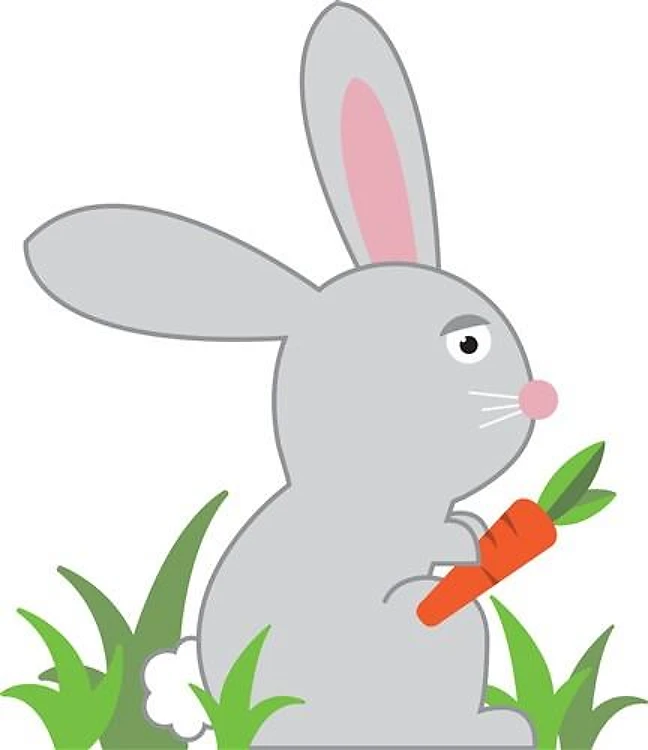 Bunny With Carrot