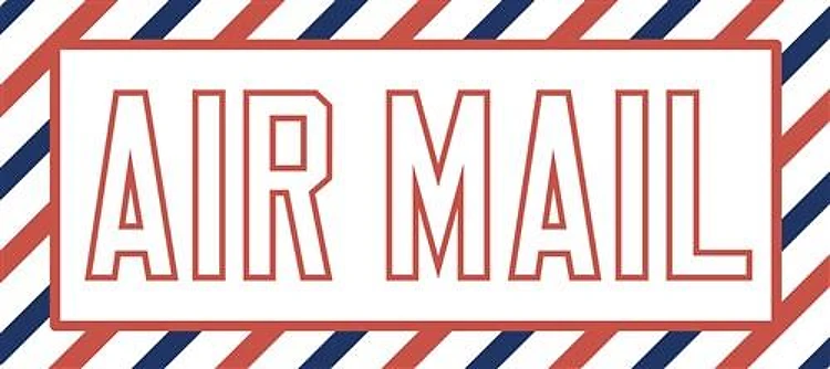 Air Mail Label