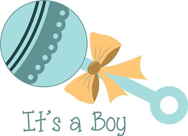 Its A Boy Rattle