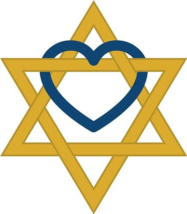 Star Of David Heart