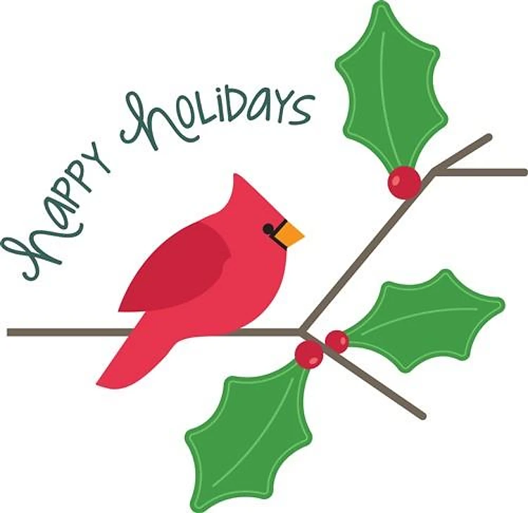 Happy Holidays Cardinal