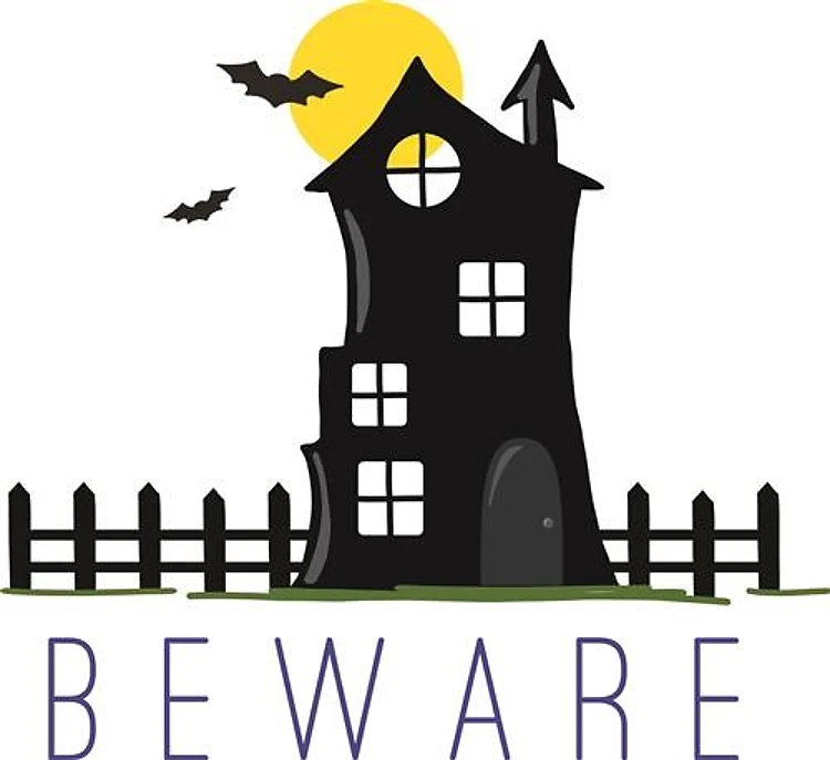 Silhouette Haunted House