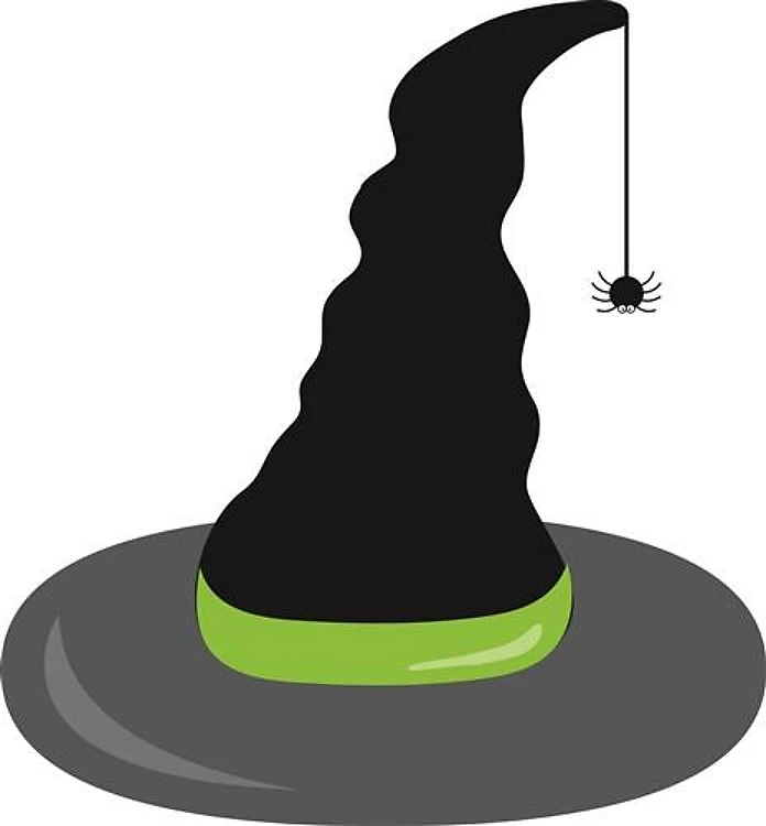 Witch Hat with Spider