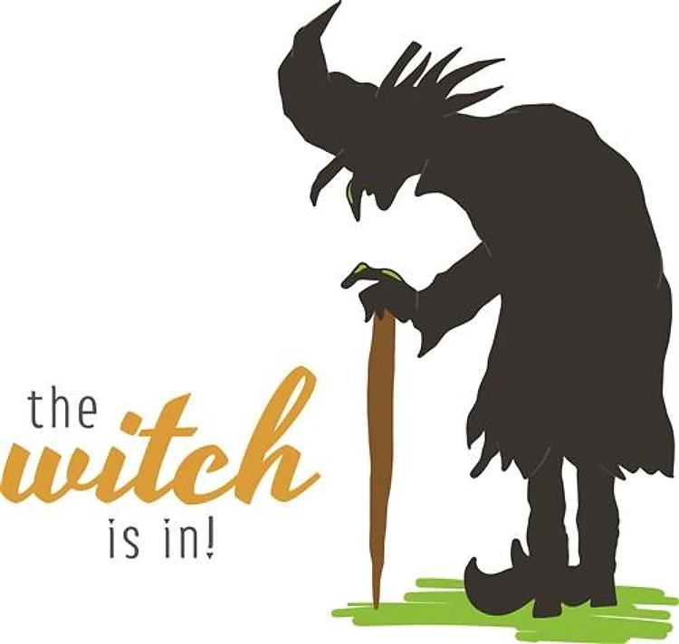 Old Witch Silhouette