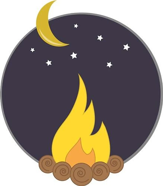 Night Sky Campfire