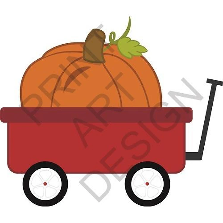 Wagon In Pumpkin
