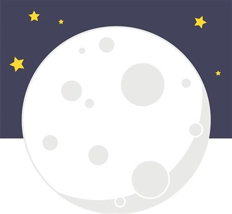 Night Sky Full Moon