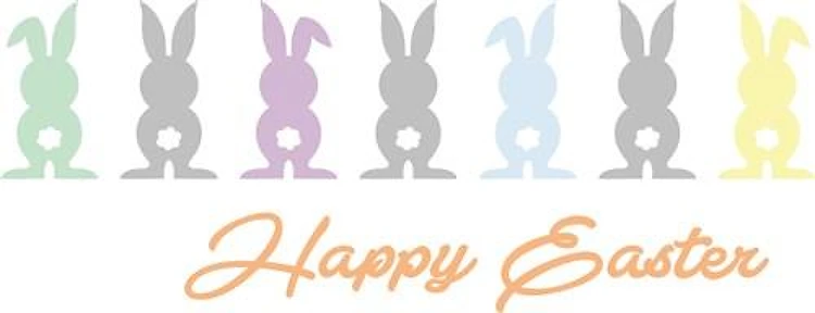 Bunny Silouette Border