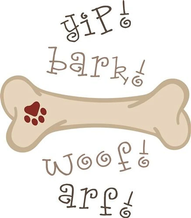 Woof Arf Puppy Bone