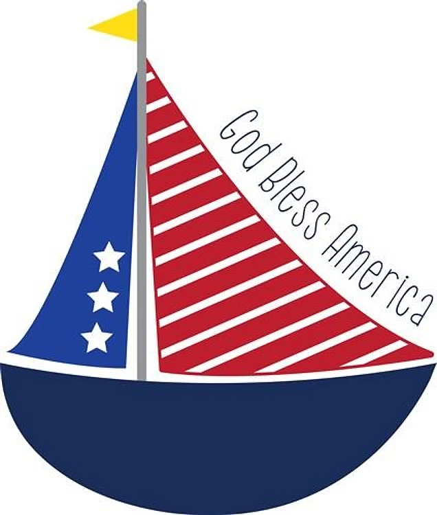 God Bless America Sailboat