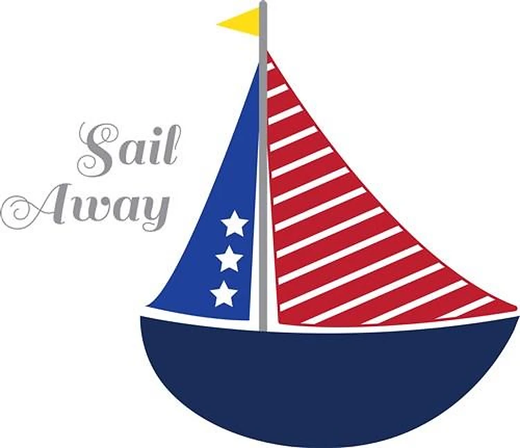 USA Sailboat, Sail Away