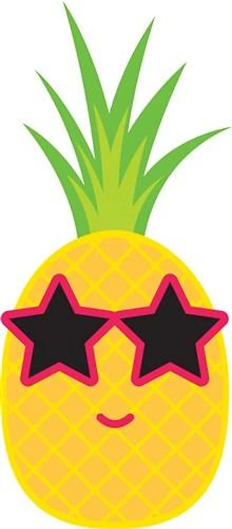 Summer Pineapple With Sunglasses