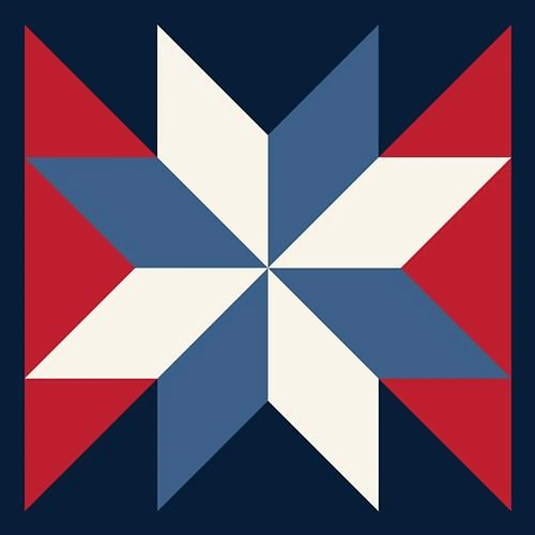 Patriotic Quilt Square