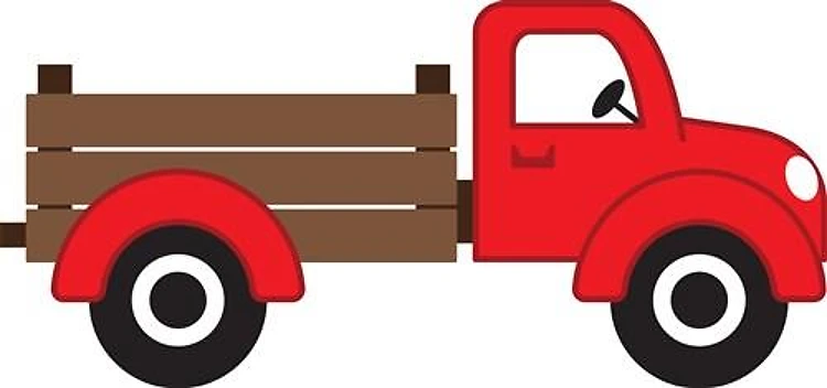 Red Farm Truck