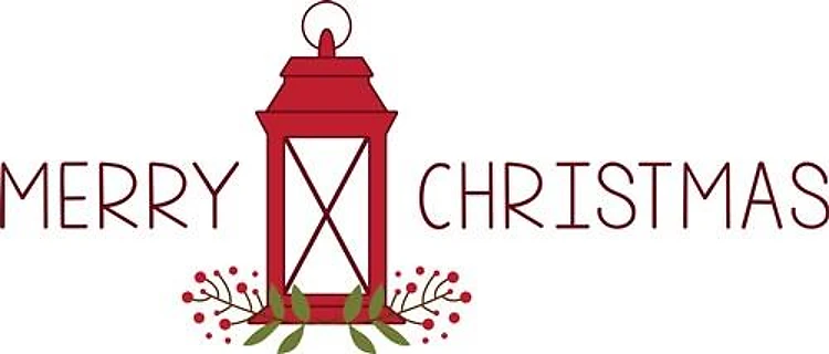 Merry Christmas Decor Lantern