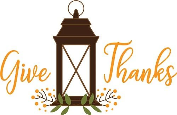Give Thanks Decor Lantern