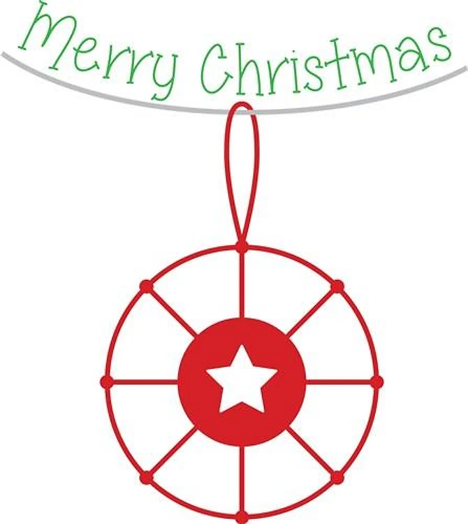 Merry Christmas Ornament