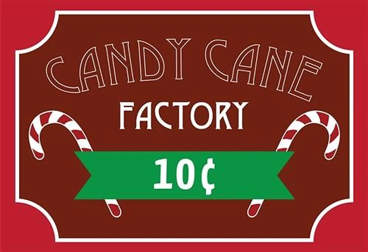 Candy Cane 10 Cents