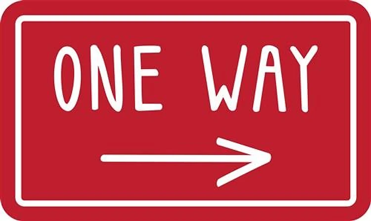 One Way Sign