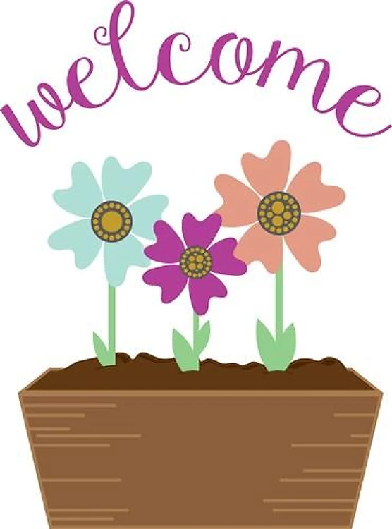 Welcome Flower Box
