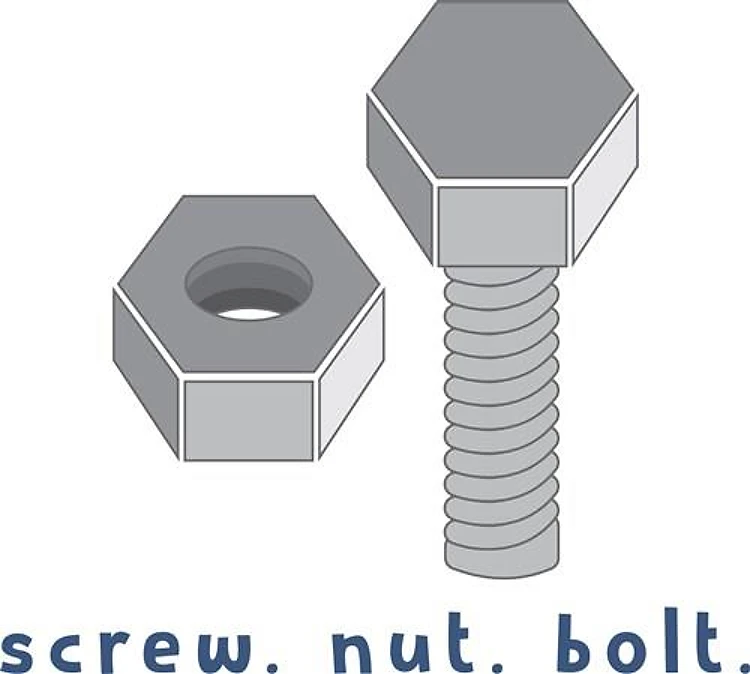 Screw. Nut. Bolt