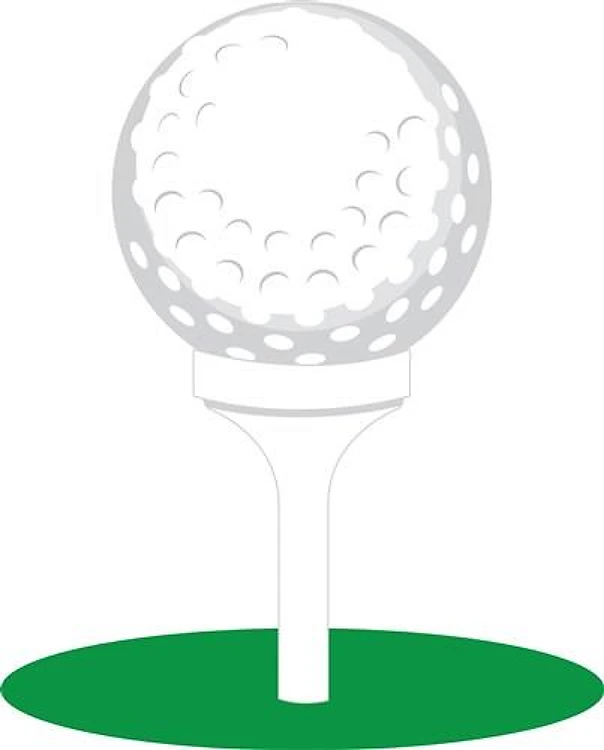 Golf Ball On Tee